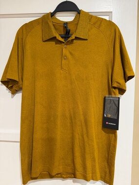 lululemon athletica Men's Polo - Mustard Gold